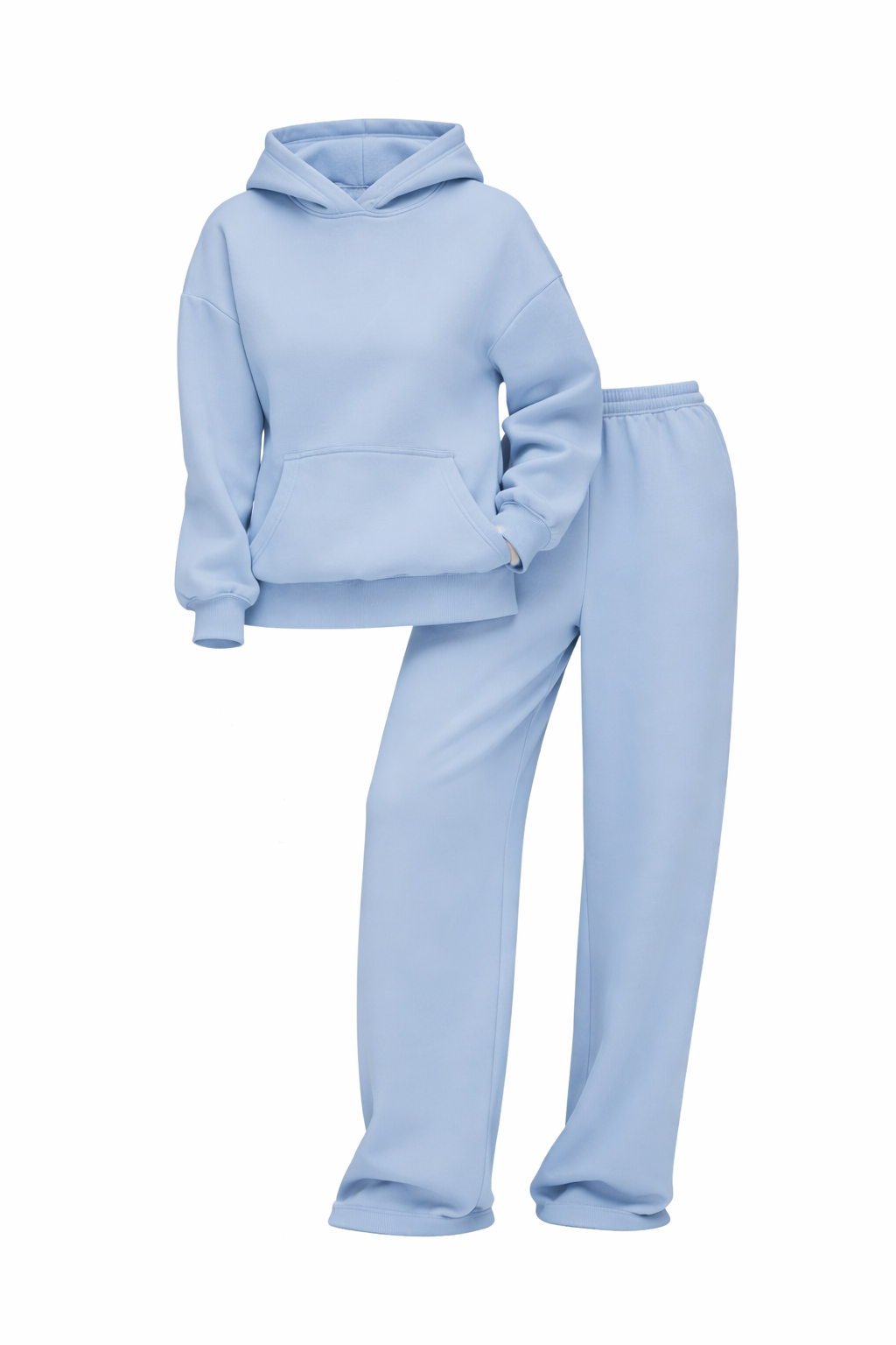 Relaxed Fit Hoodie and Sweatpants Set