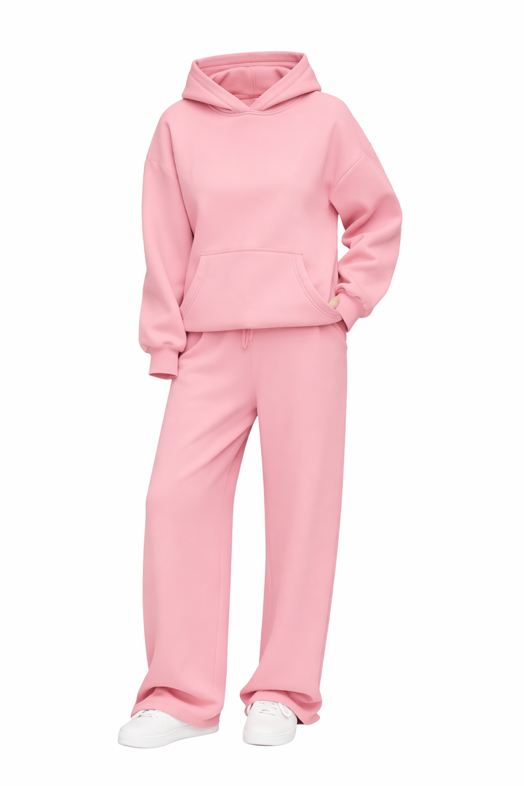 Relaxed Fit Hoodie and Sweatpants Set